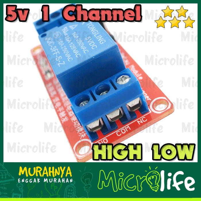 Relay Module 5V 1 Channel High and Low trigger