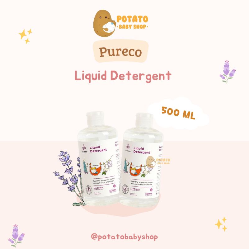 Pureco Liquid Detergent Home Size - 500ml Deterjen bayi