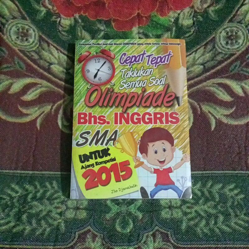 cepat tepat taklukan semua soal olimpiade bahasa Inggris sma