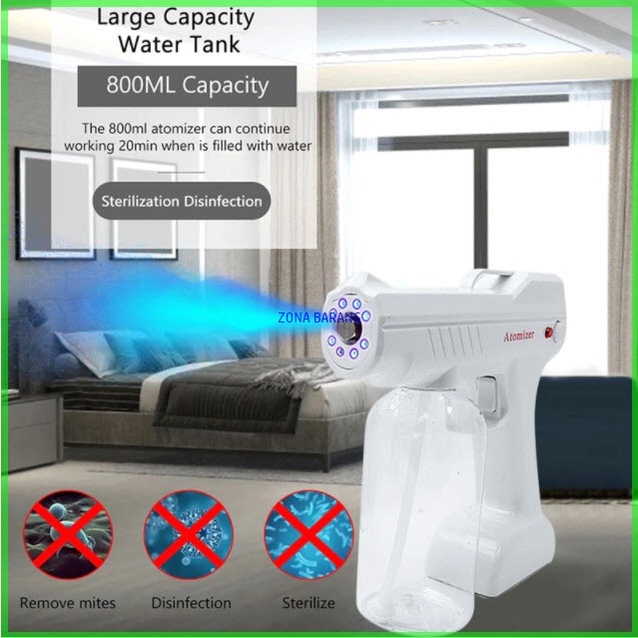 Original YJ-01 Spray Gun Disinfectant Wireless Atomization  Sterelisasi 3000 mAh baterai