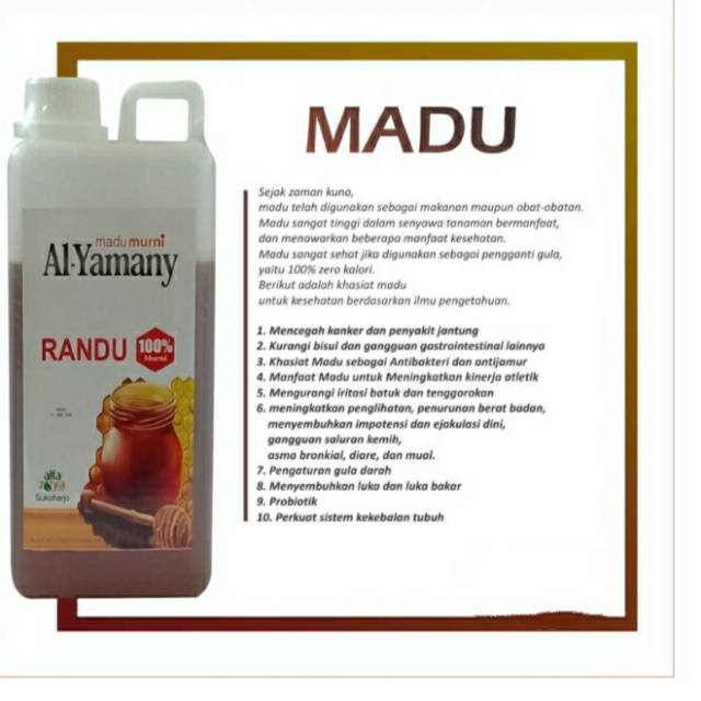

Madu murni asli randu