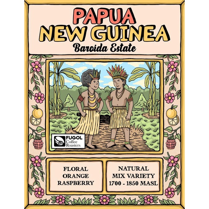 

PAPUA NEW GUINEA BAROIDA ESTATE NATURAL (200 gr) Specialty Coffee