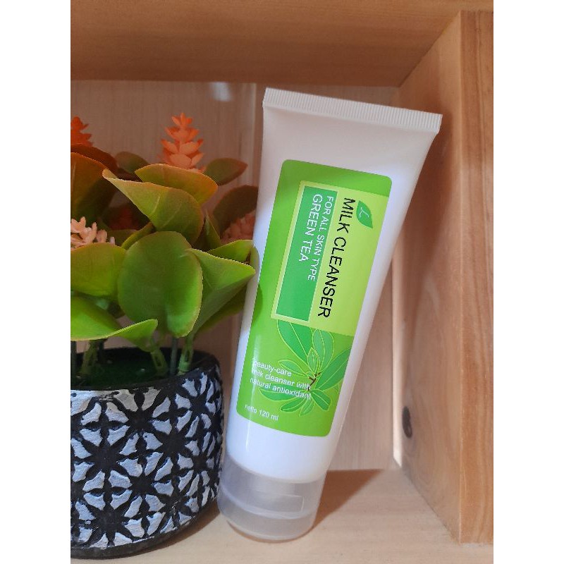 Jual Milk Cleanser Green Tea Shopee Indonesia