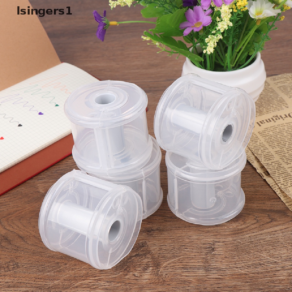 (lsingers1) Dispenser Selotip Bentuk Bulat Ukuran 5.5x6.5cm