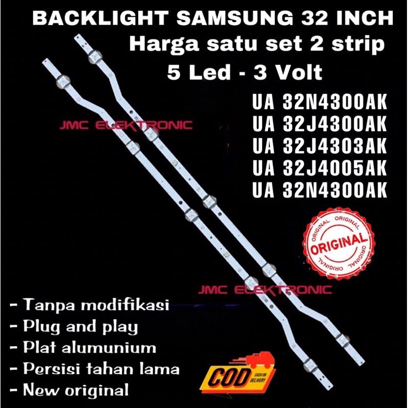 BACKLIGHT TV LED SAMSUNG 32 INC UA32J4003 UA32N4300 UA32J4303 UA32J4005 UA 32M4300 32J4003 32J4005 3
