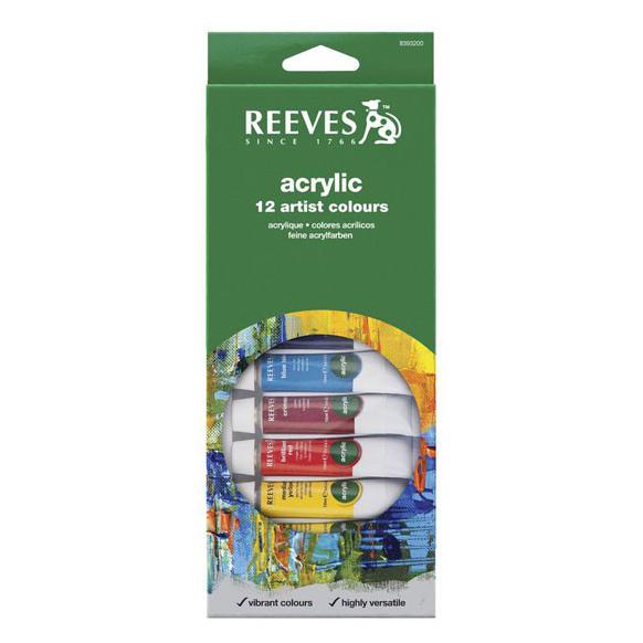 

Ready Stock] Reeves 12 Acrylic Color Set