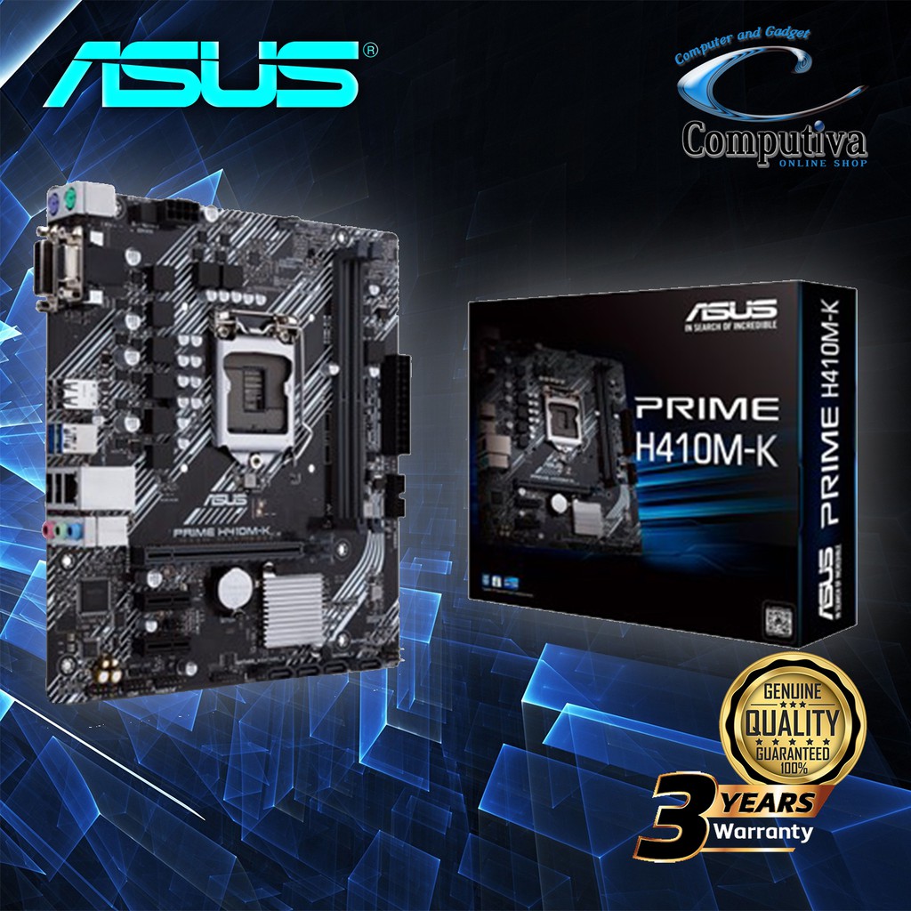 ASUS PRIME H410M-K (LGA 1200, H410, DDR4)