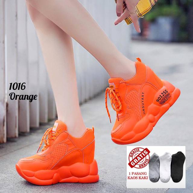 SEPATU WEDGES WANITA IMPOR KOREA 1016