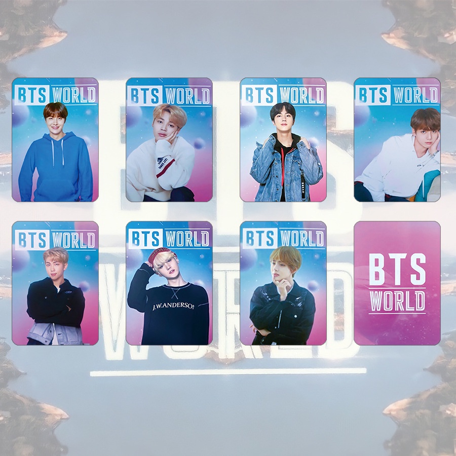 7pcs / Set Kartu LOMO Foto Kpop BTS Bangtan Boys