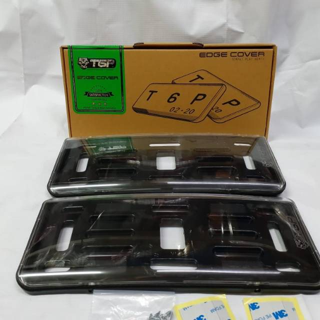 Dudukan Cover Plat Nomor Motor TGP Edge Cover New Model Bening