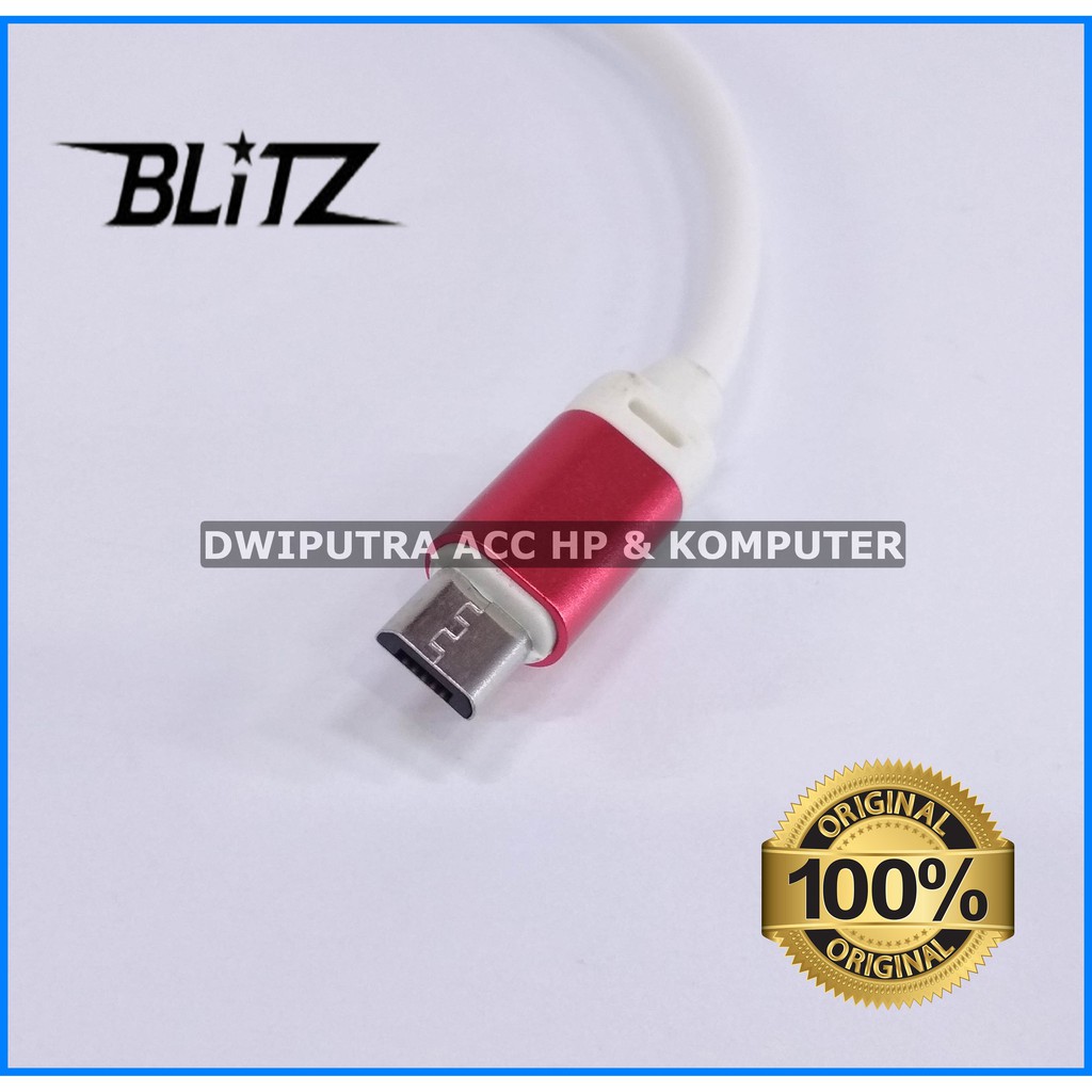 TRAVEL CHARGER BLITZ 2USB CB201/G85 2.4A QUICK CHARGING WITH CABLE ORIGINAL