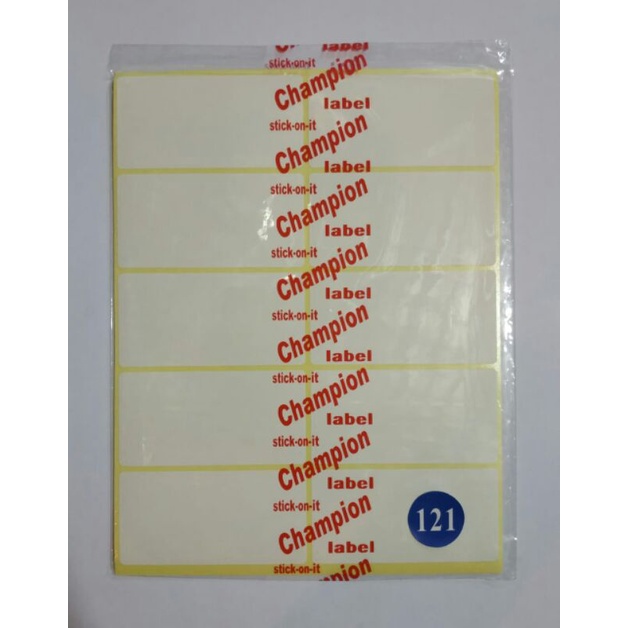 

label stiker no 121 isi 7 lembar...