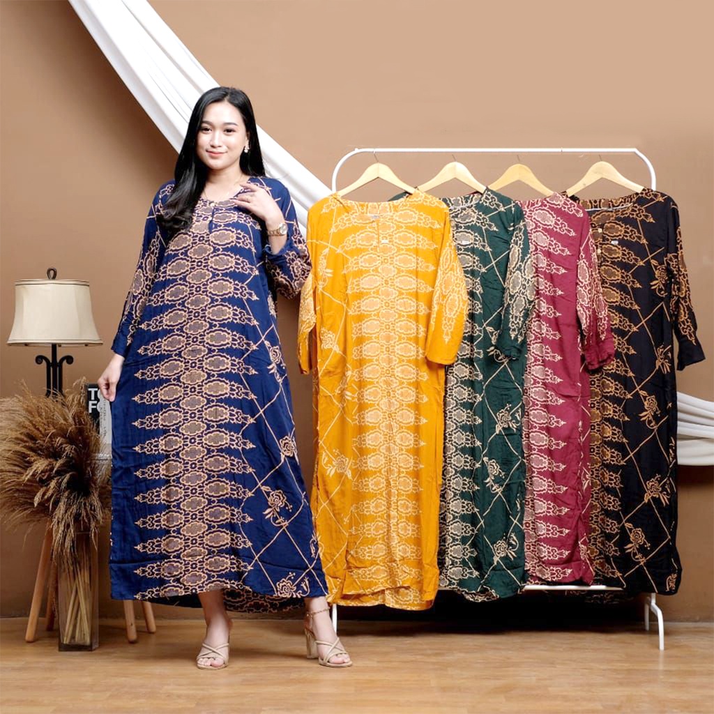 DASTER PANJANG BUSUI - DADA KANCING PANJANG SEMATA KAKI KEKINIAN ADEM MURAH LENGAN PANJANG-CBT - Clarity #2