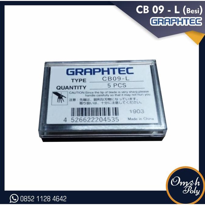

Spesial Mata Pisau Graphtec - Cutting Blade Cb09-L (Besi) Bagus