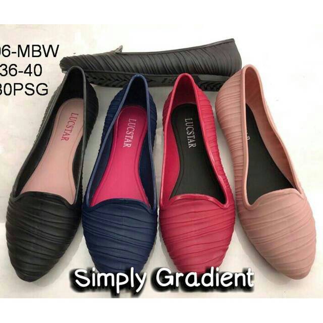 PROMO RAMADHAN SALE Sepatu Karet Lentur  Wanita Cewek Woman 