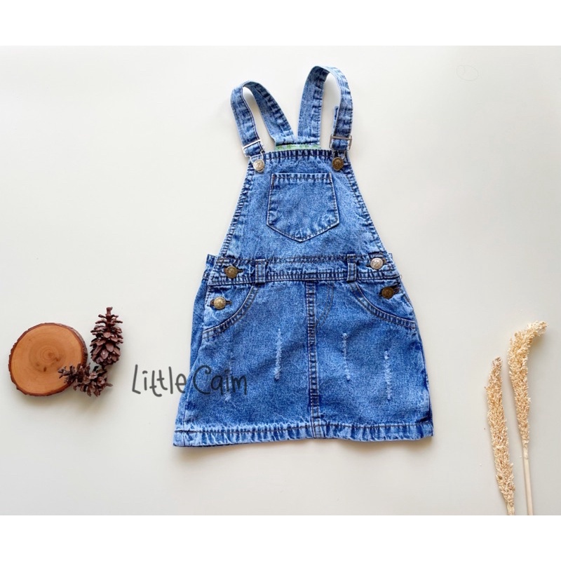 LITTLECAIM - lona skirt overall | overall anak jeans