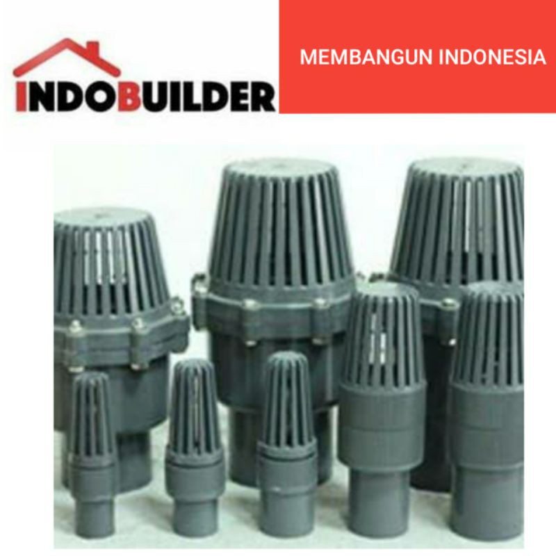 FOOT KLEP VALVE PVC 3 INCH / TUSEN KLEP PVC