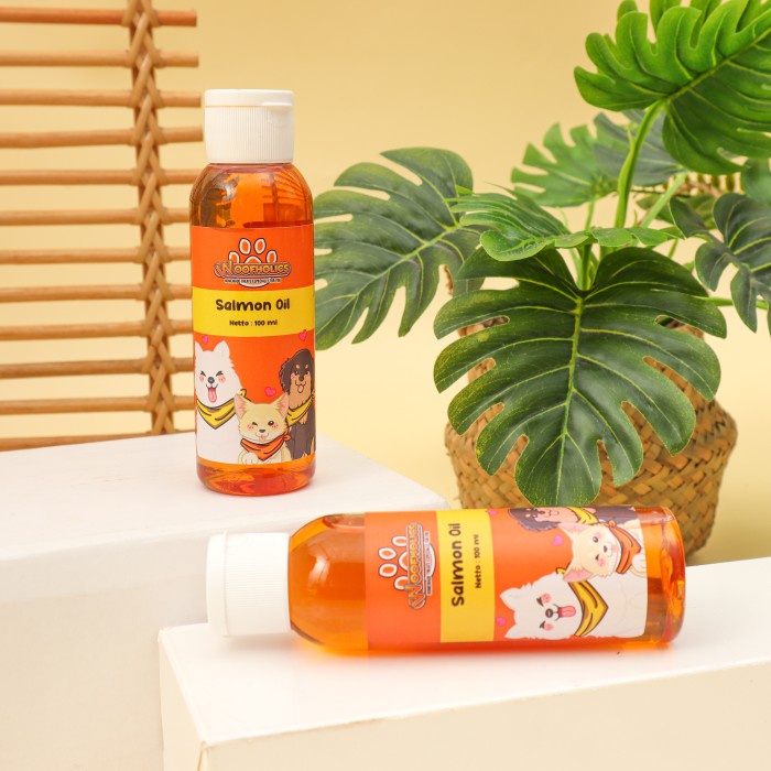 Woofholics Salmon Oil / Minyak Ikan Salmon Untuk Anjing Kucing