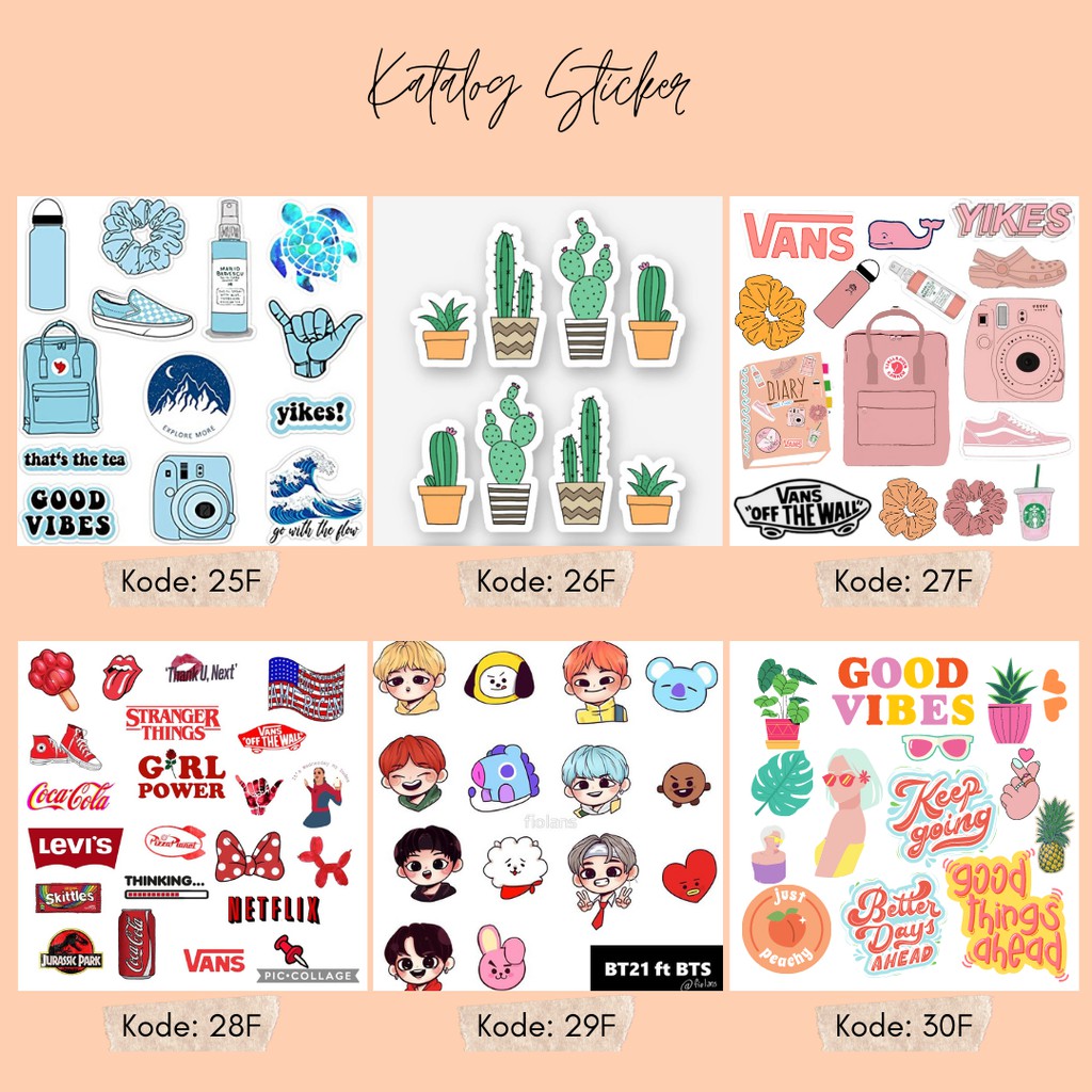 Sticker HP Aesthetic [Part 6] / Stiker Estetik / Stiker Tumblr HP Kpop
