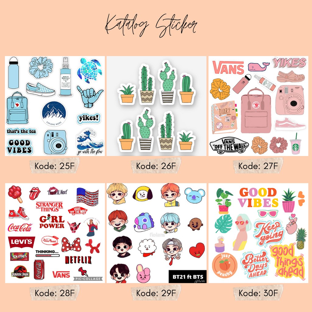 Sticker HP Aesthetic [Part 6] / Stiker Estetik / Stiker Tumblr HP Kpop