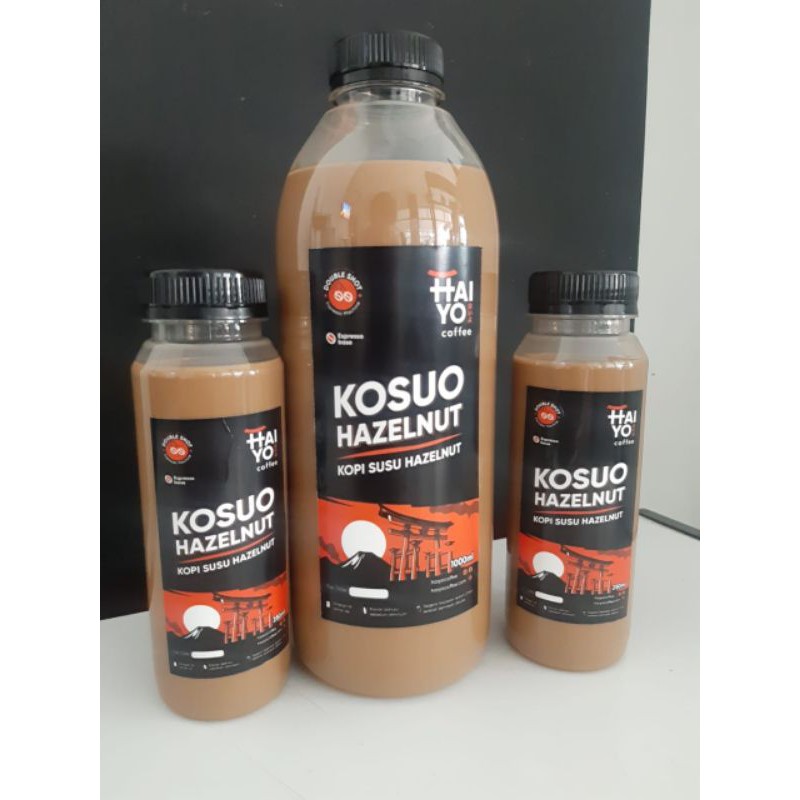 

Minuman Kopi Susu rasa Hazelnut kemasan 250ml - Haiyo Coffee