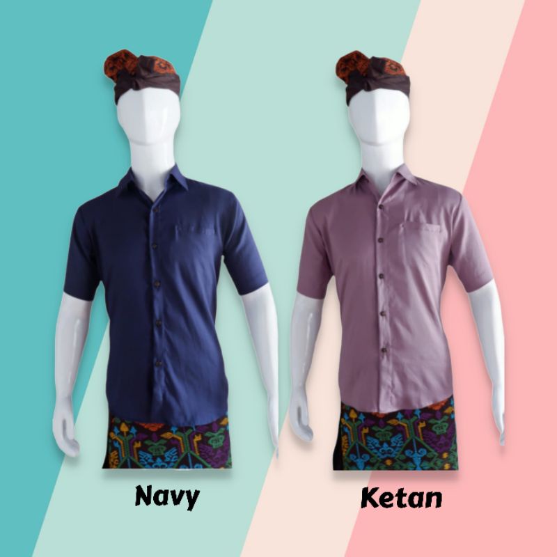 CT Baju Kemeja Pria Lengan Pendek