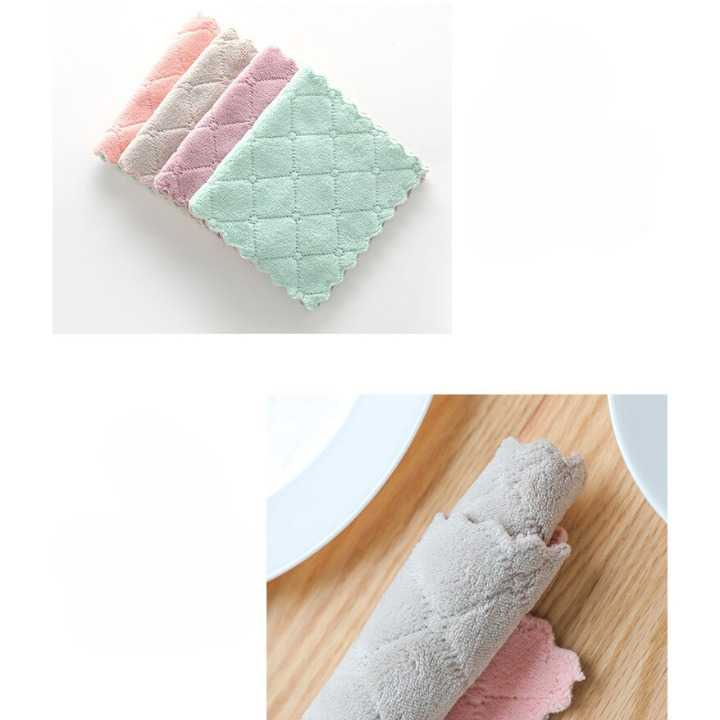 Kain Lap Dapur Serbaguna Microfiber Cleaning Cloth