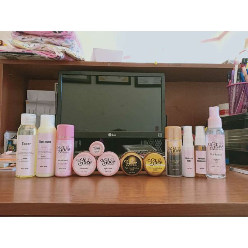 (PAKET RESELLER) Cream Wajah Gbee Glow Beauty / Skincare Glow Beauty / Gbee ori