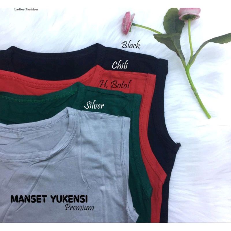 Manset Oblong Wanita Lengan Buntung Bahan Rayon Super Adem Ukuran Standar dan Jumbo