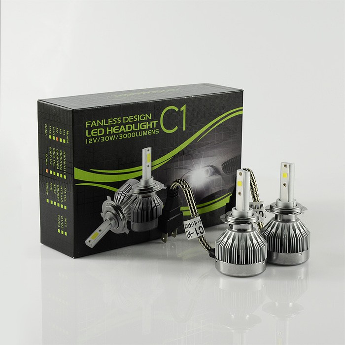 Lampu Headlamp LED H7 LED COB Putih