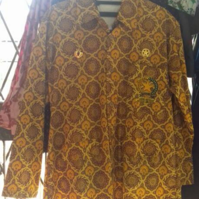 batik pria  Baju Batik Veteran - M kirim hari ini termurah jumbo bestseller pesta mewah elegan konda