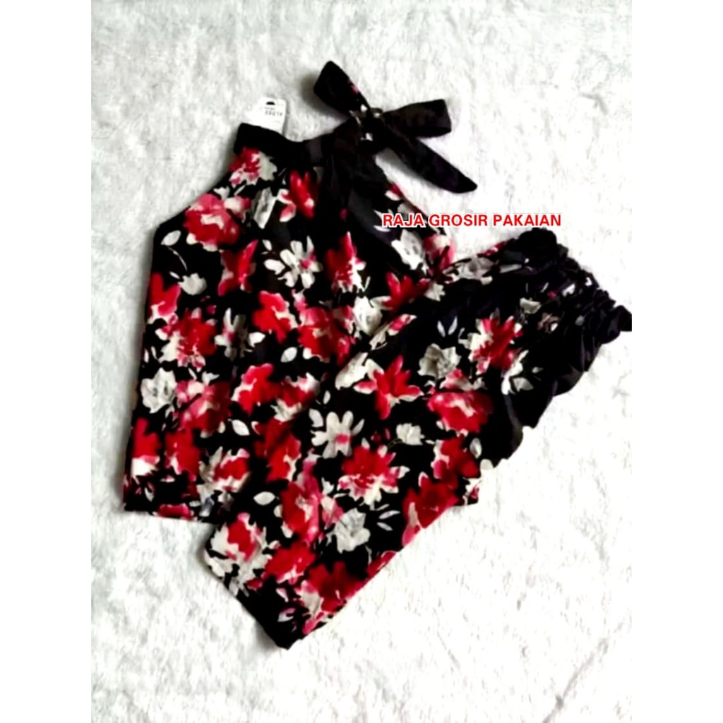 EK~Setelan Anak Motif Tali Samping Estimasi Usia 1 Thn - 5 Thn