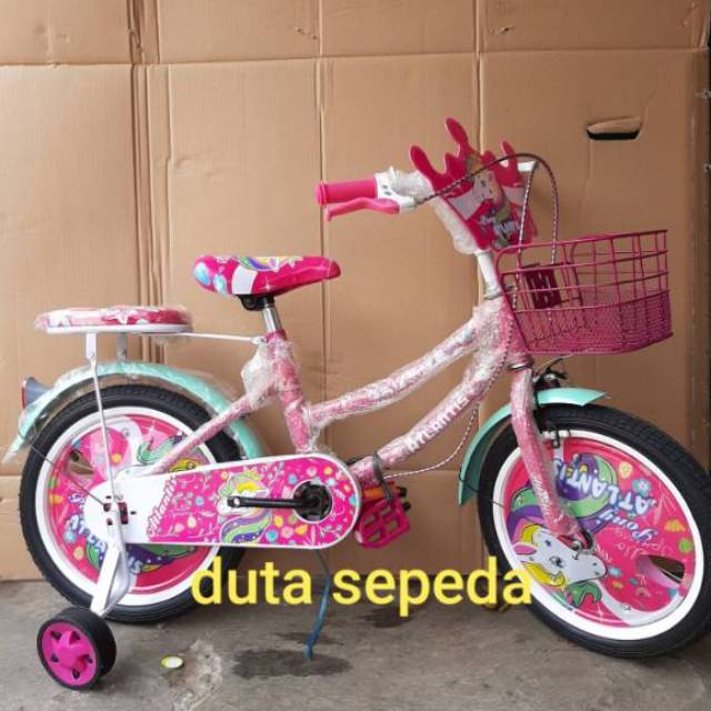  Sepeda  anak  perempuan  18  inch Shopee Indonesia