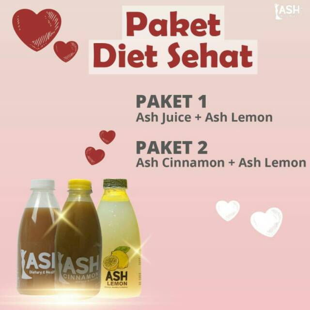 PAKET ASH JUICE DAN ASH LEMON