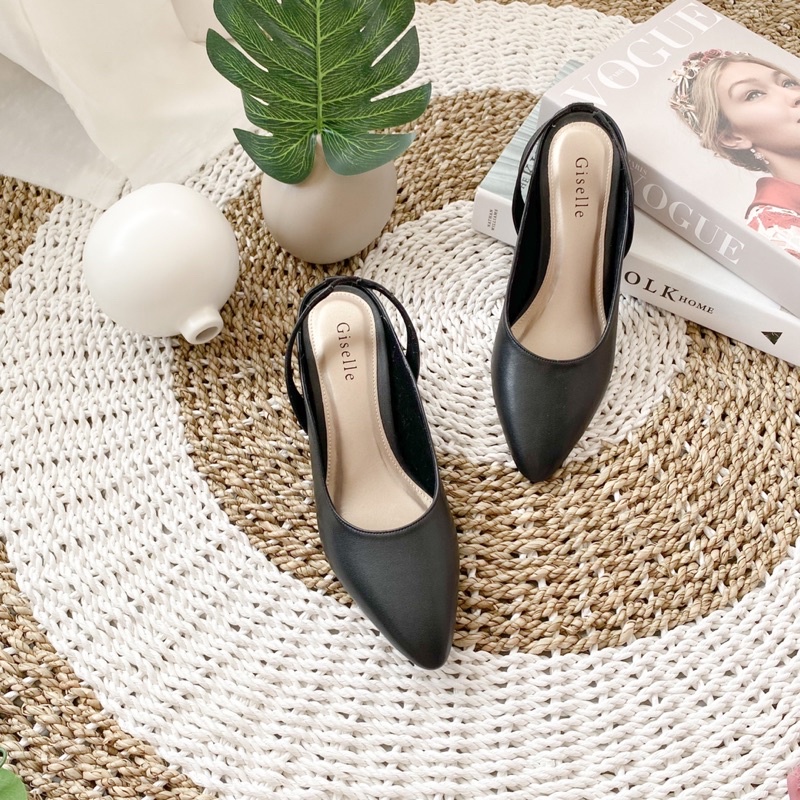 Giselle Colls - Evelyn Slingback Heels Wanita 5 cm-4
