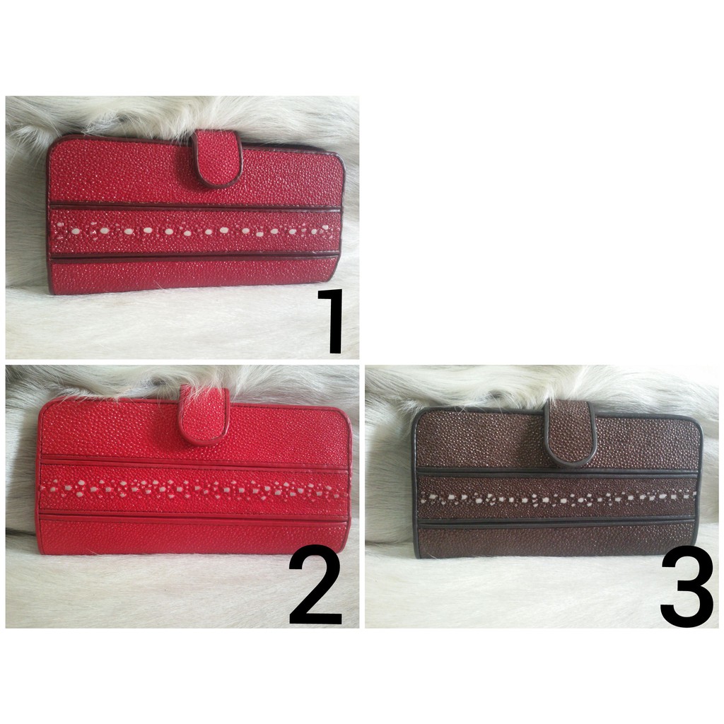 DOMPET / DOMPET KULIT / DOMPET PANJANG / DOMPET KULIT PARI / DOMPET PANJANG / KULIT PARI / DIAMOND