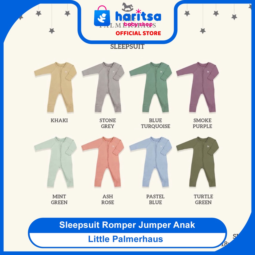 Little Palmerhaus Baju Anak Baju Bayi Piyama Sleepsuit Romper Jumper