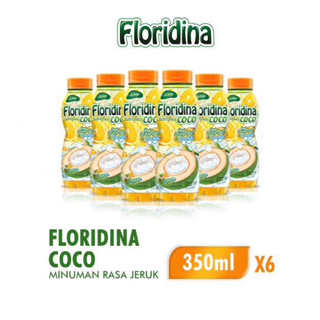 

SIRUP- FLORIDINA COCO MINUMAN REAL ORANGE 350 ML X 6 PCS -SIRUP.