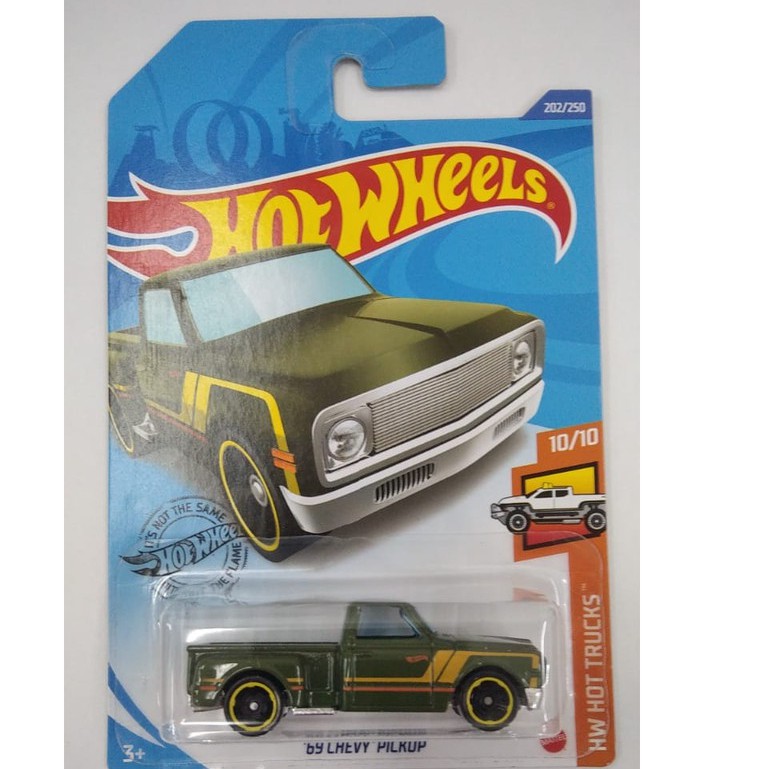 Diecast Hot Wheels 69 CHEVY PICKUP Hijau HW Hotwheels Pick Up Mobil Mainan Anak Terbaru