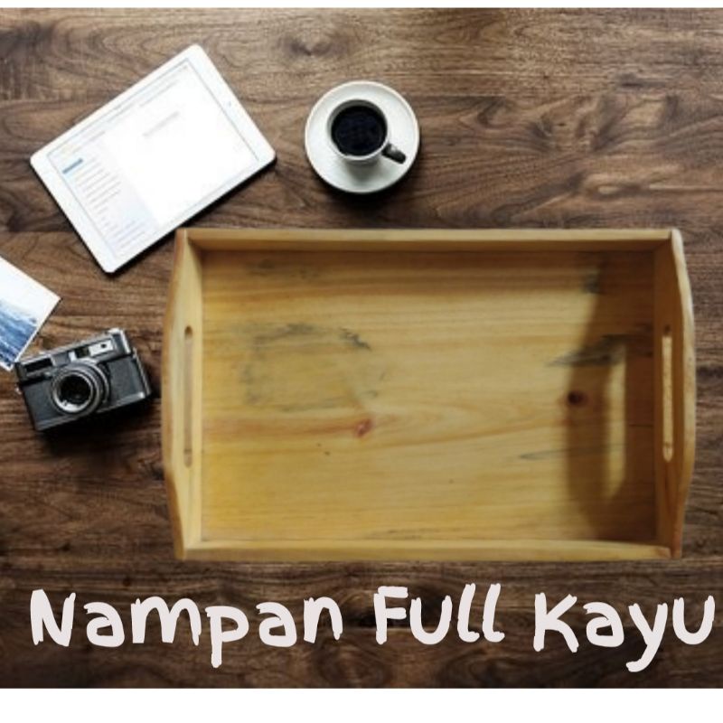Nampan Kayu Full  / Baky Unik / Wooden Tray