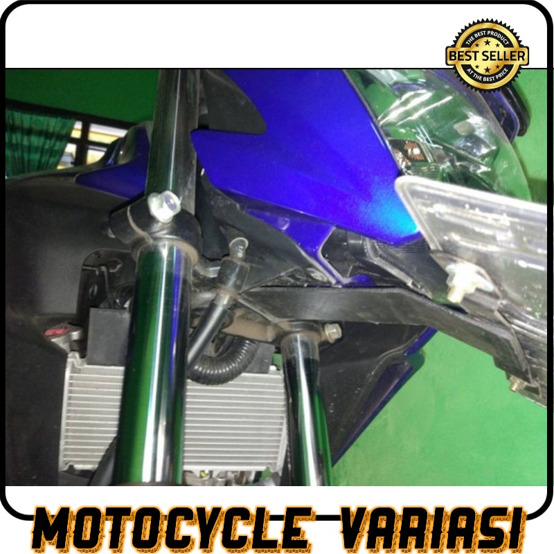 Breket dudukan tatakan plat nomor vixion