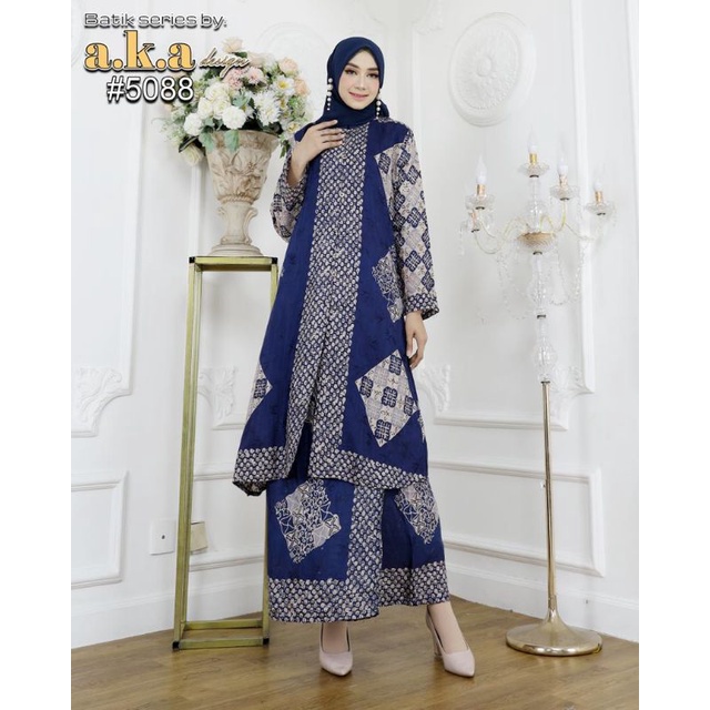 KM*GAMIS VISCOSE TERBARU/NEW PRODUK/GAMIS BATIK SUTRA PREMIUM100%ORI