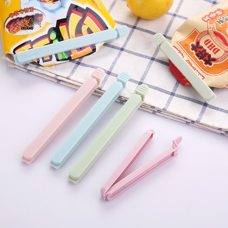 5pcs / Set Klip Penyegel Kantong Plastik Makanan / Snack 2 Ukuran