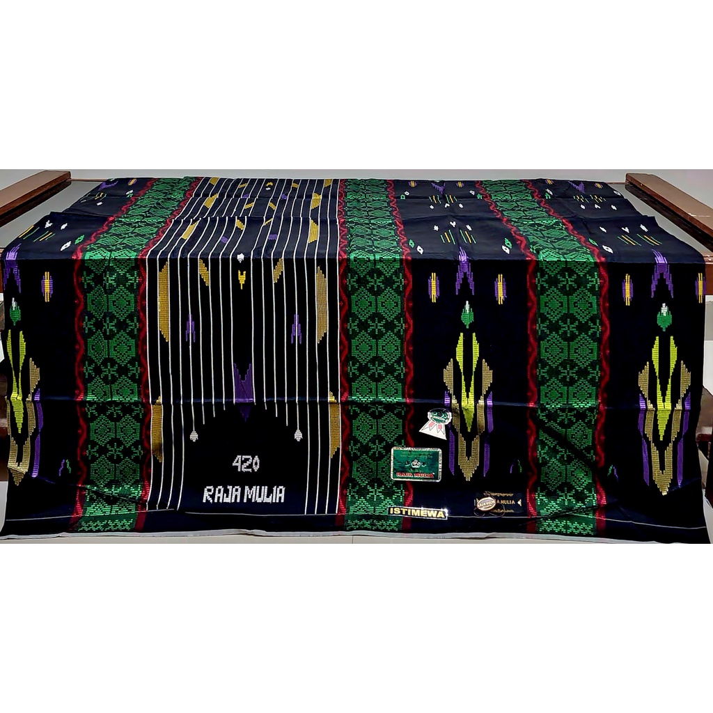 Sarung tenun sutra RAJA MULIA 420 EXCLUSIVE skelas tamer kamer bhs sge sgt lamiri lamiya hidayat