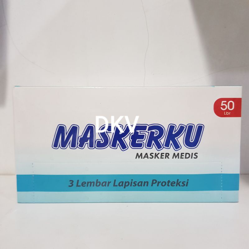 Masker Medis 3Ply isi 50