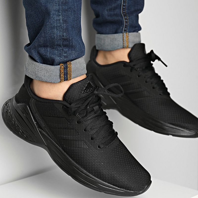 Sepatu Lari Adidas Response Sr Full Black GW5705 Original Bnib