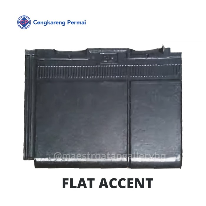 Genteng beton CP Accent hitam