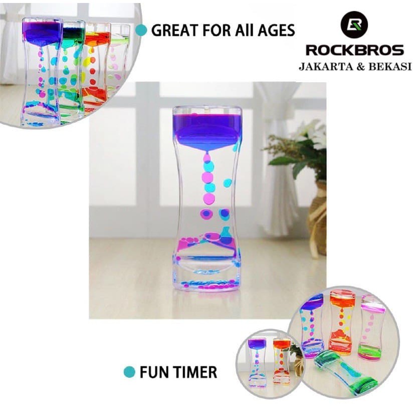 Liquid Motion Bubbler Sensory Toy Fidget Pop It Timer Jam Air Tiktok