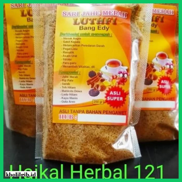 

lanoisidartdrink- sari jahe merah asli -asliii-bngittt.