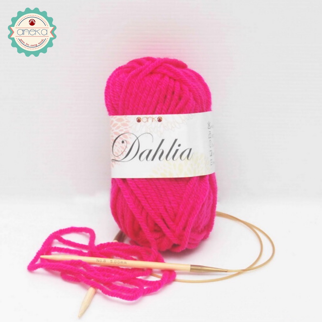 Benang Rajut Karpet Dahlia / Carpet Yarn - 1876 ( pink tua )